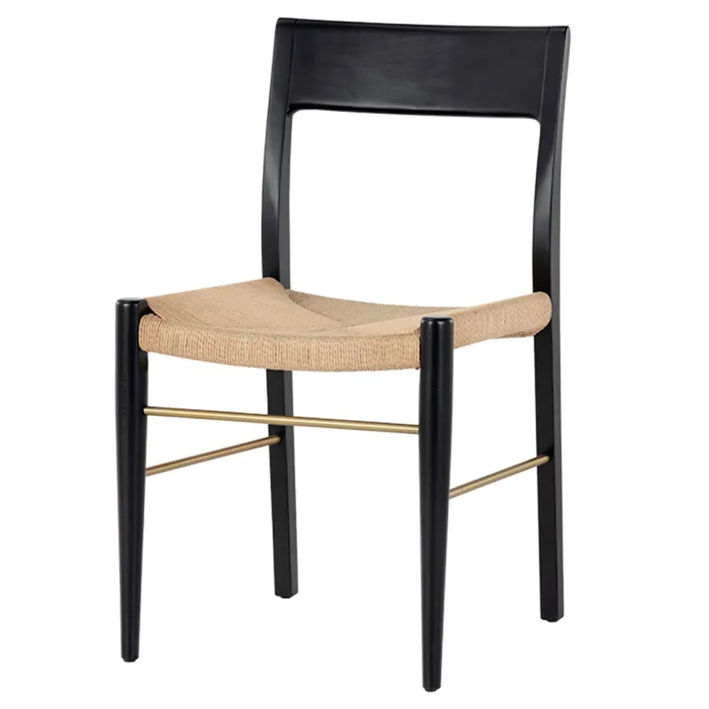 Maddison Dining Side Chair Set of 2 - Black, Beech Wood image