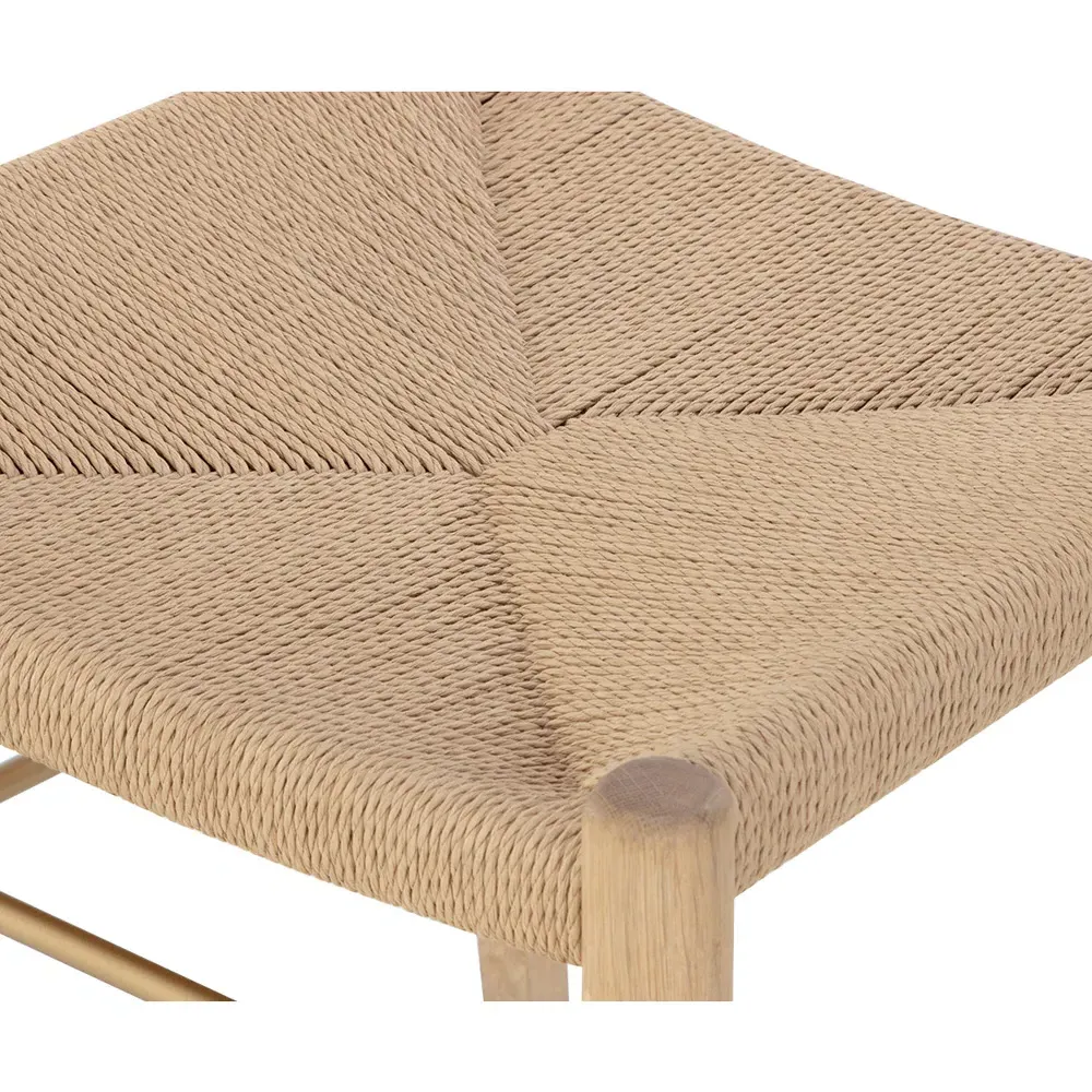 Maddison Dining Side Chair Set of 2 - Light Brown, Oak