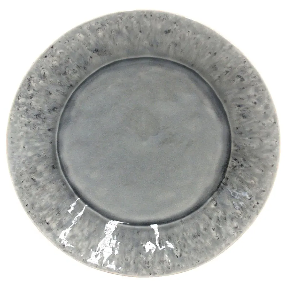 Madeira Dinner Plate Set of 4 - Grey, Stoneware
