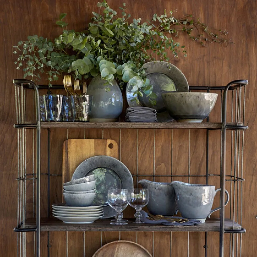 Madeira Serving Bowl - Grey, Stoneware