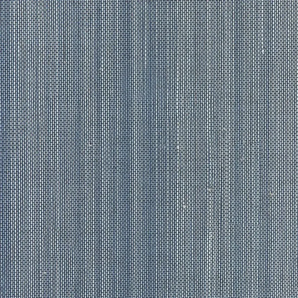 Madeline 3-Drawer Side Table - Blue Shimmer, Grasscloth