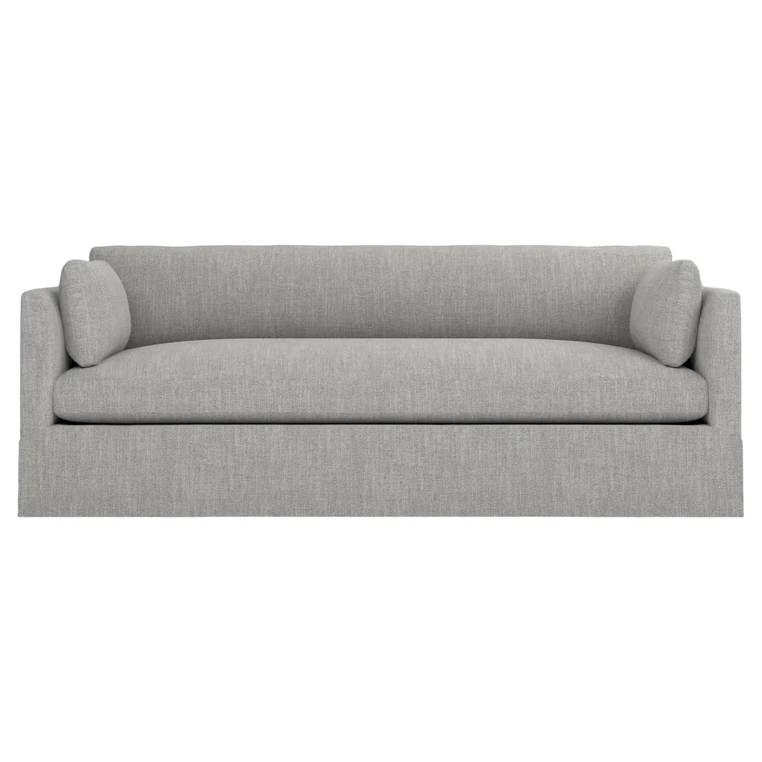 Madeline 3-Seater Slipcovered Sofa - Nickel