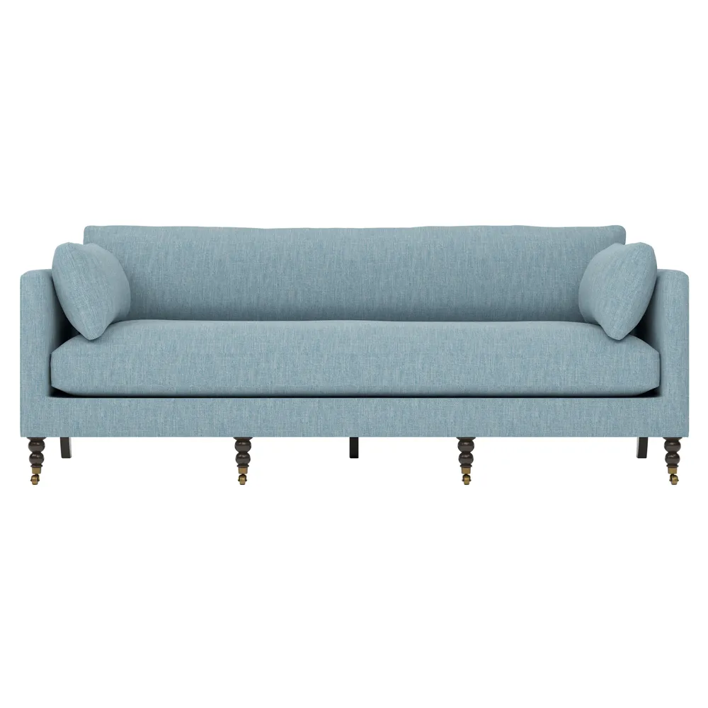 Madeline 90-Inch Sofa - Eggshell Blue