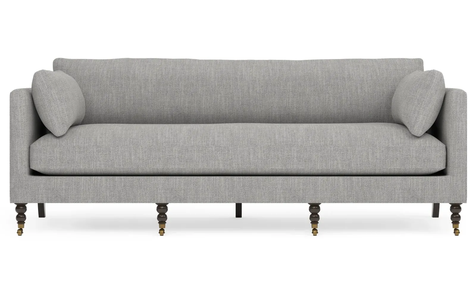 Madeline 90-Inch Sofa - Nickel