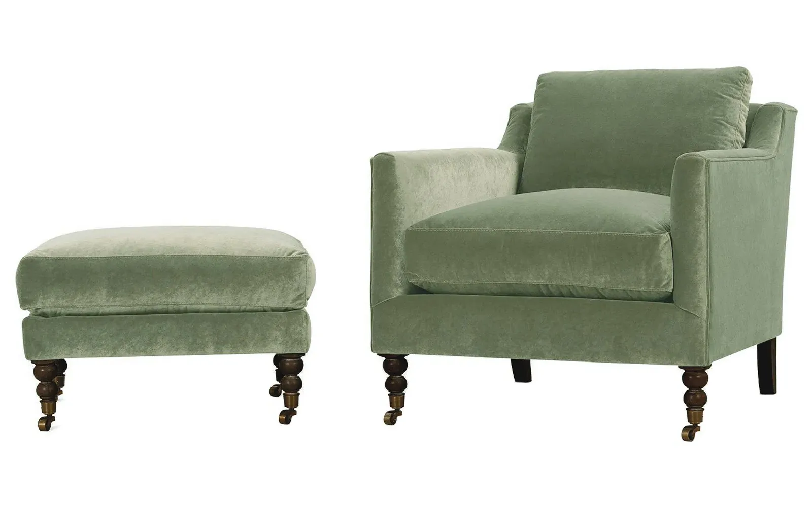 Madeline Arm Chair - Sage Green