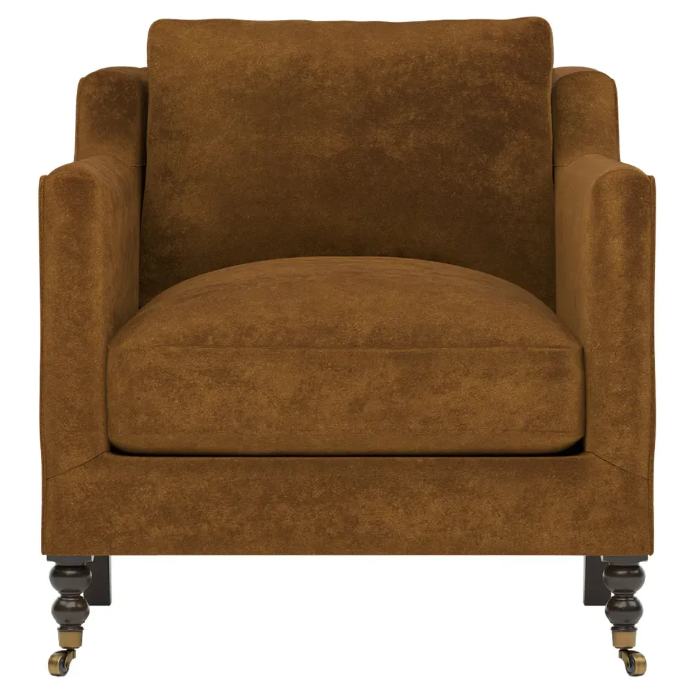 Madeline Chair with Casters - Amber