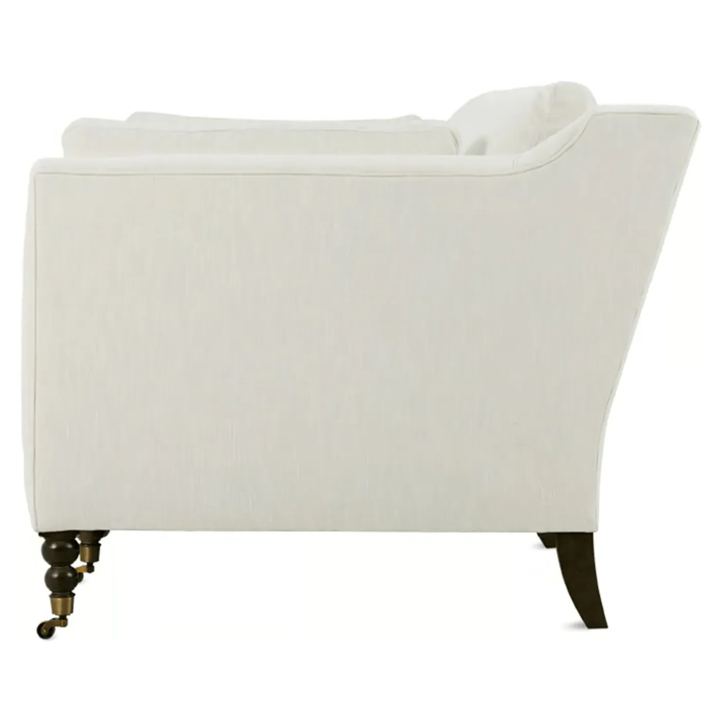 Madeline French Large Sofa with Casters - Cream