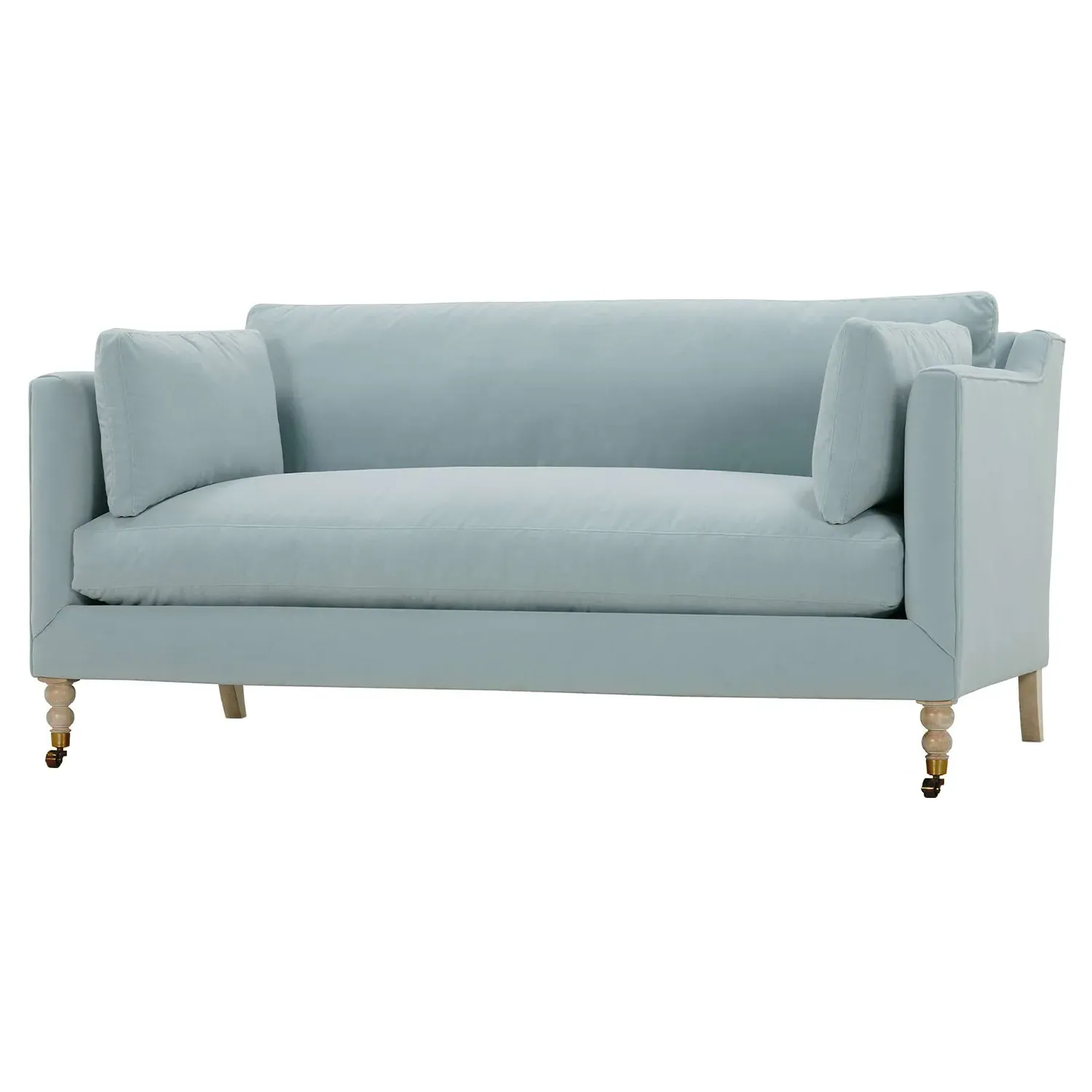 Madeline French Small Sofa - Ice Blue