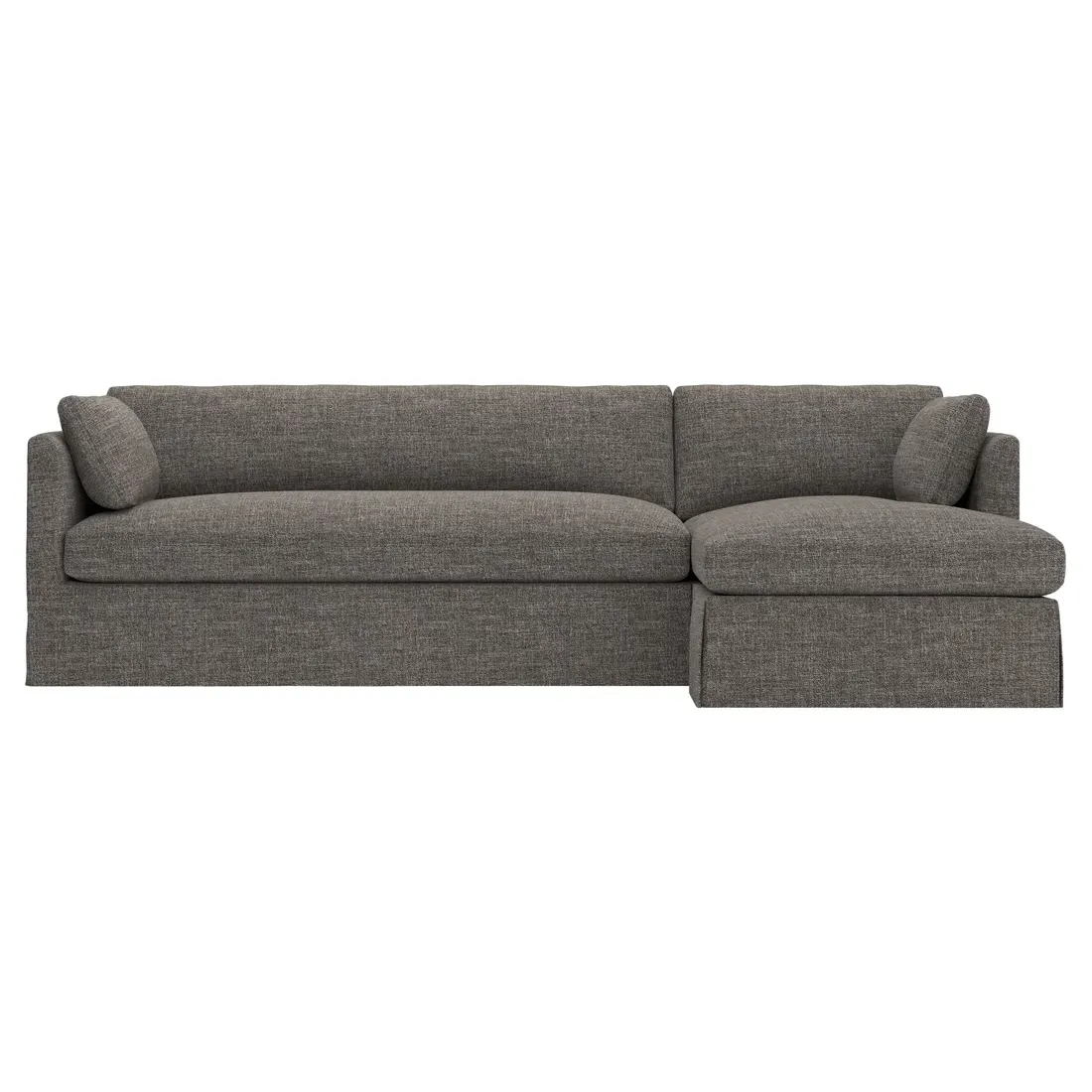 Madeline L-Shaped Chaise Sectional - Truffle