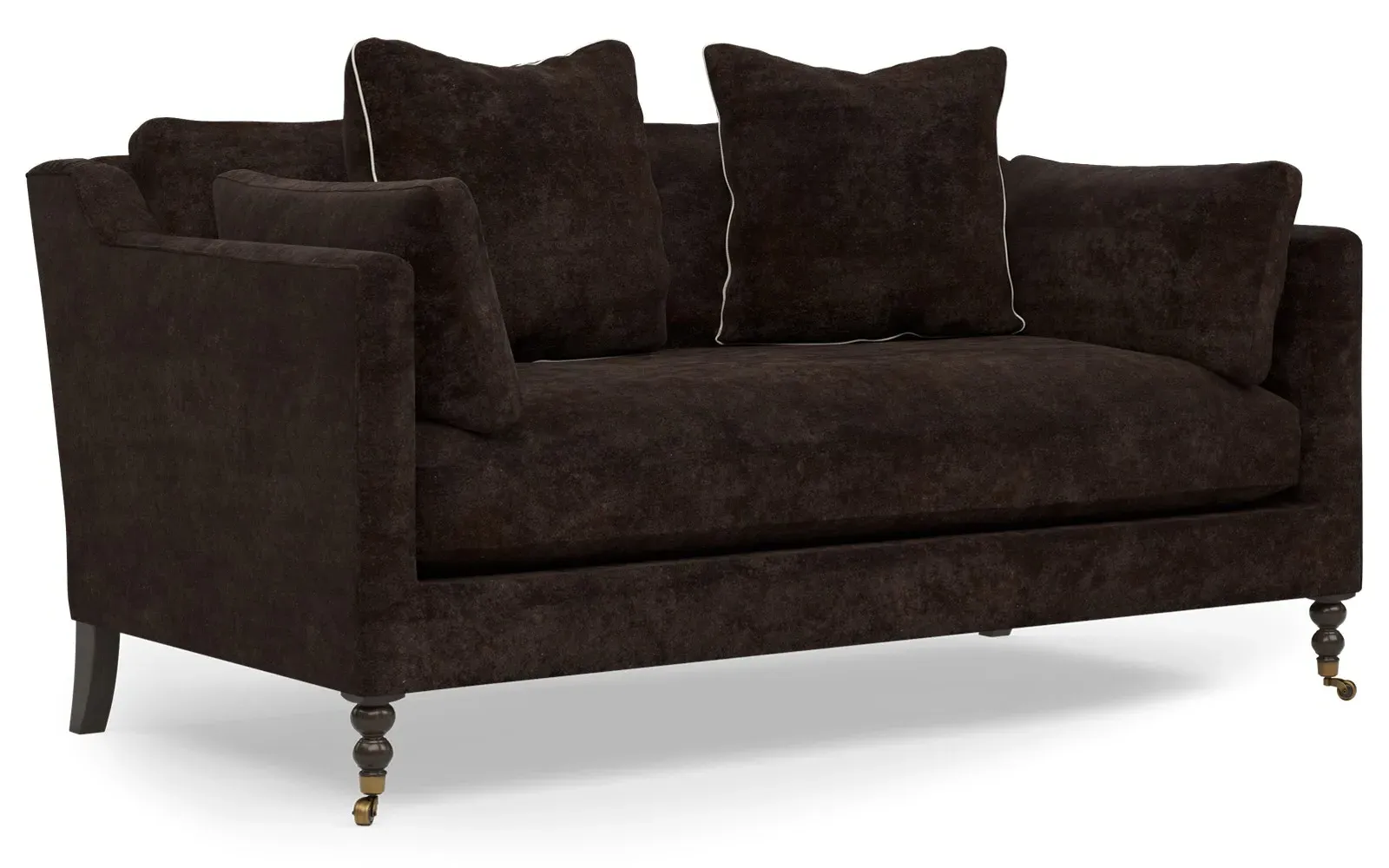Madeline Loveseat - Heathered Teal, Velvet