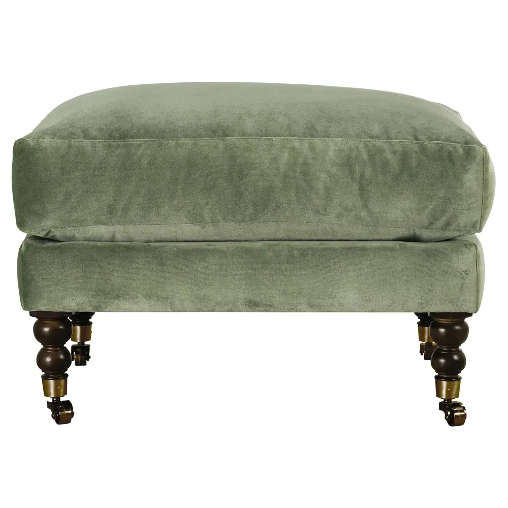 Madeline Ottoman - Sage Green image