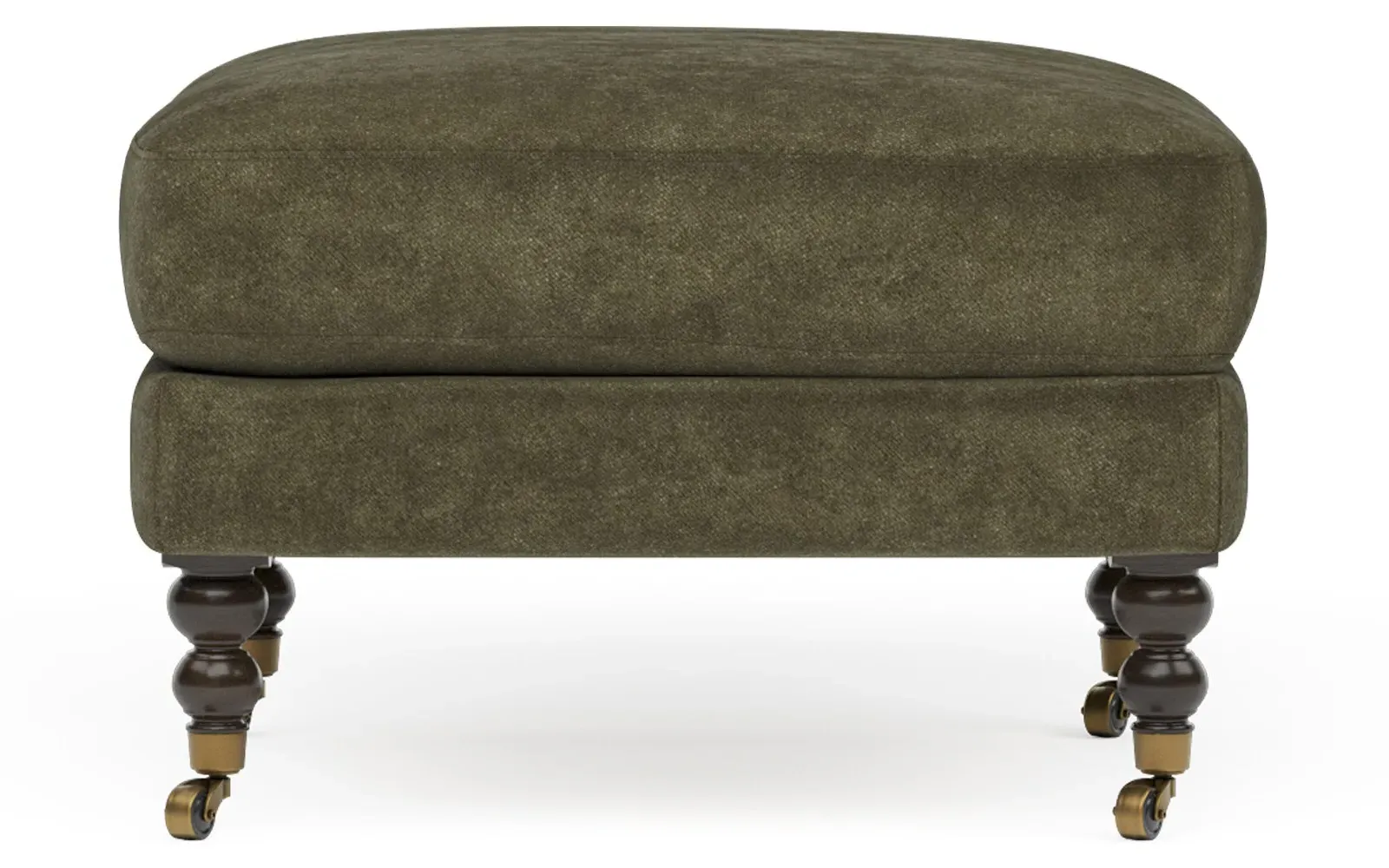 Madeline Ottoman - Tuscan Olive