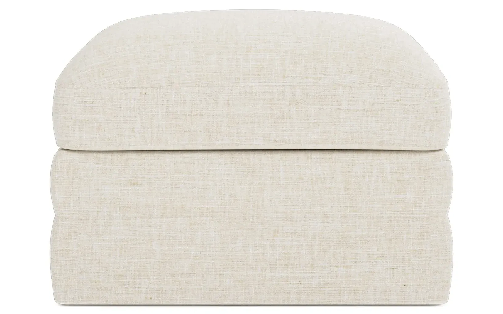 Madeline Ottoman - Vanilla