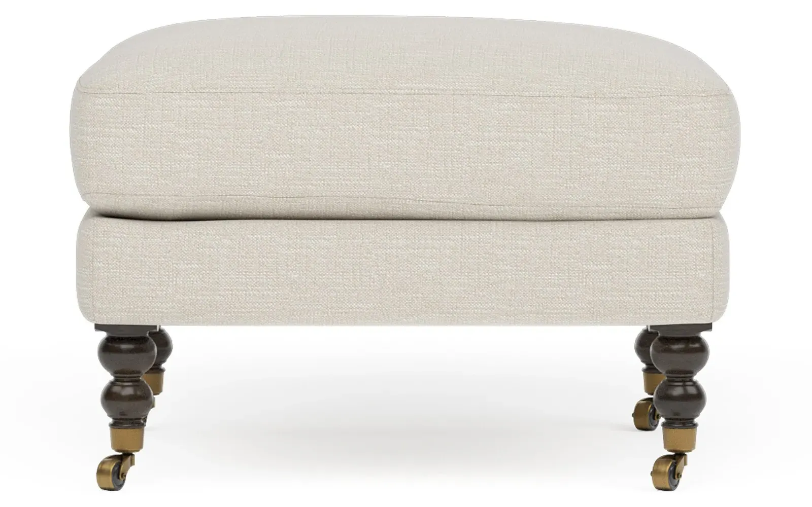 Madeline Performance Ottoman - Biscuit