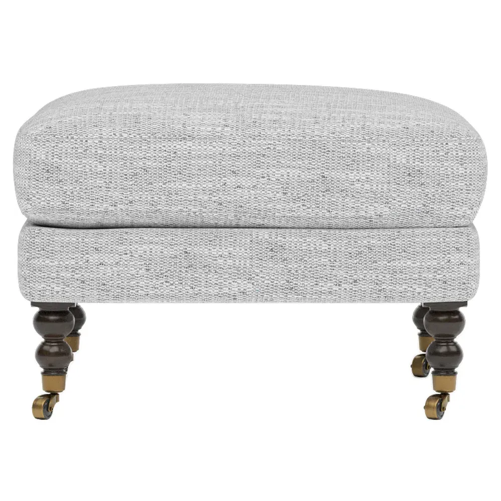 Madeline Performance Ottoman - Frost