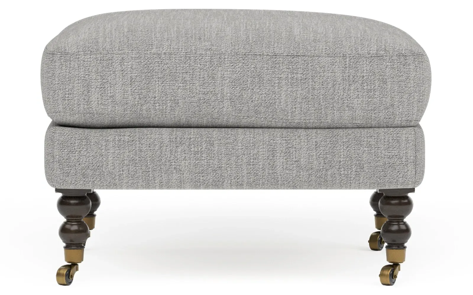 Madeline Performance Ottoman - Nickel