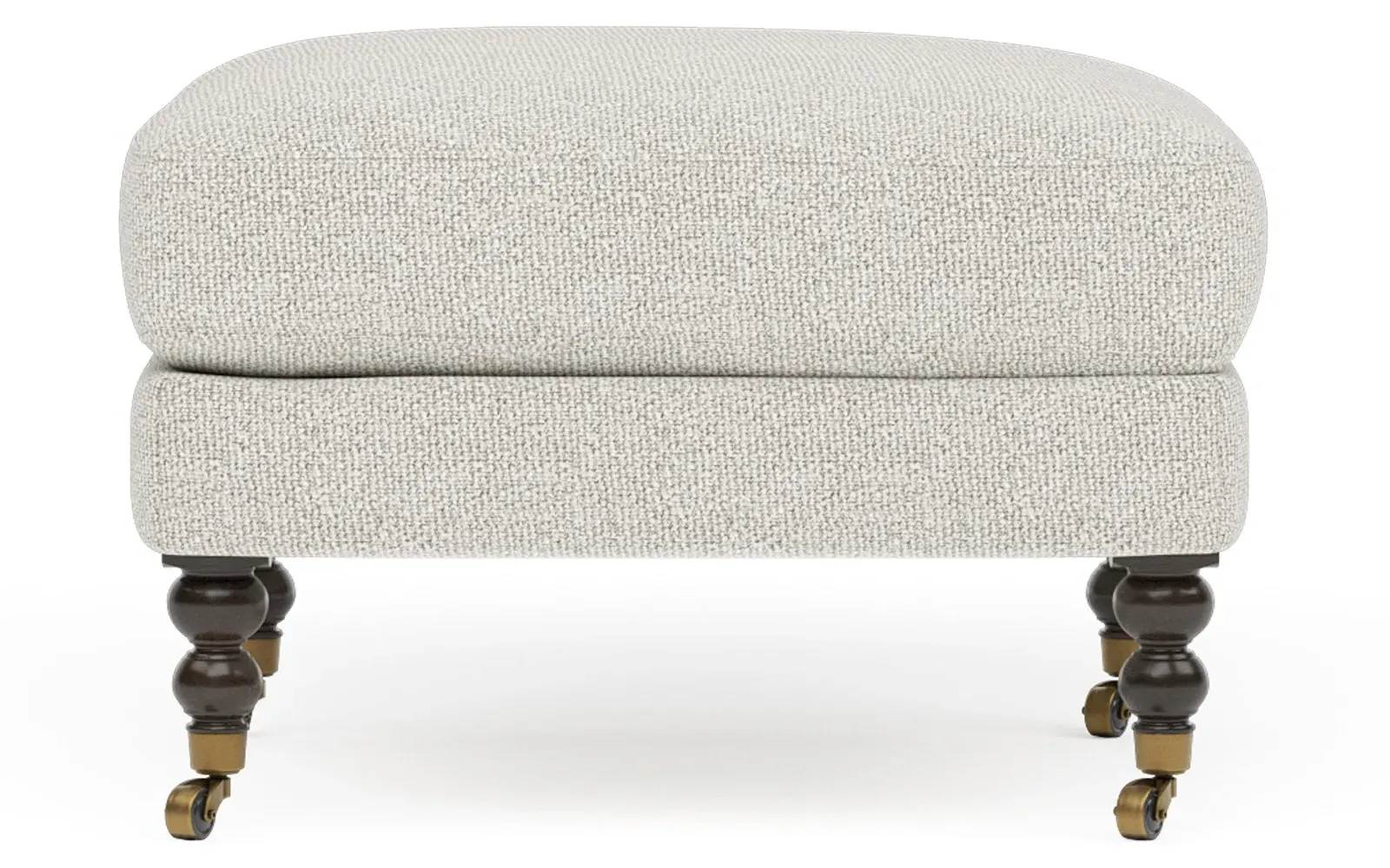 Madeline Performance Ottoman - Porcelain