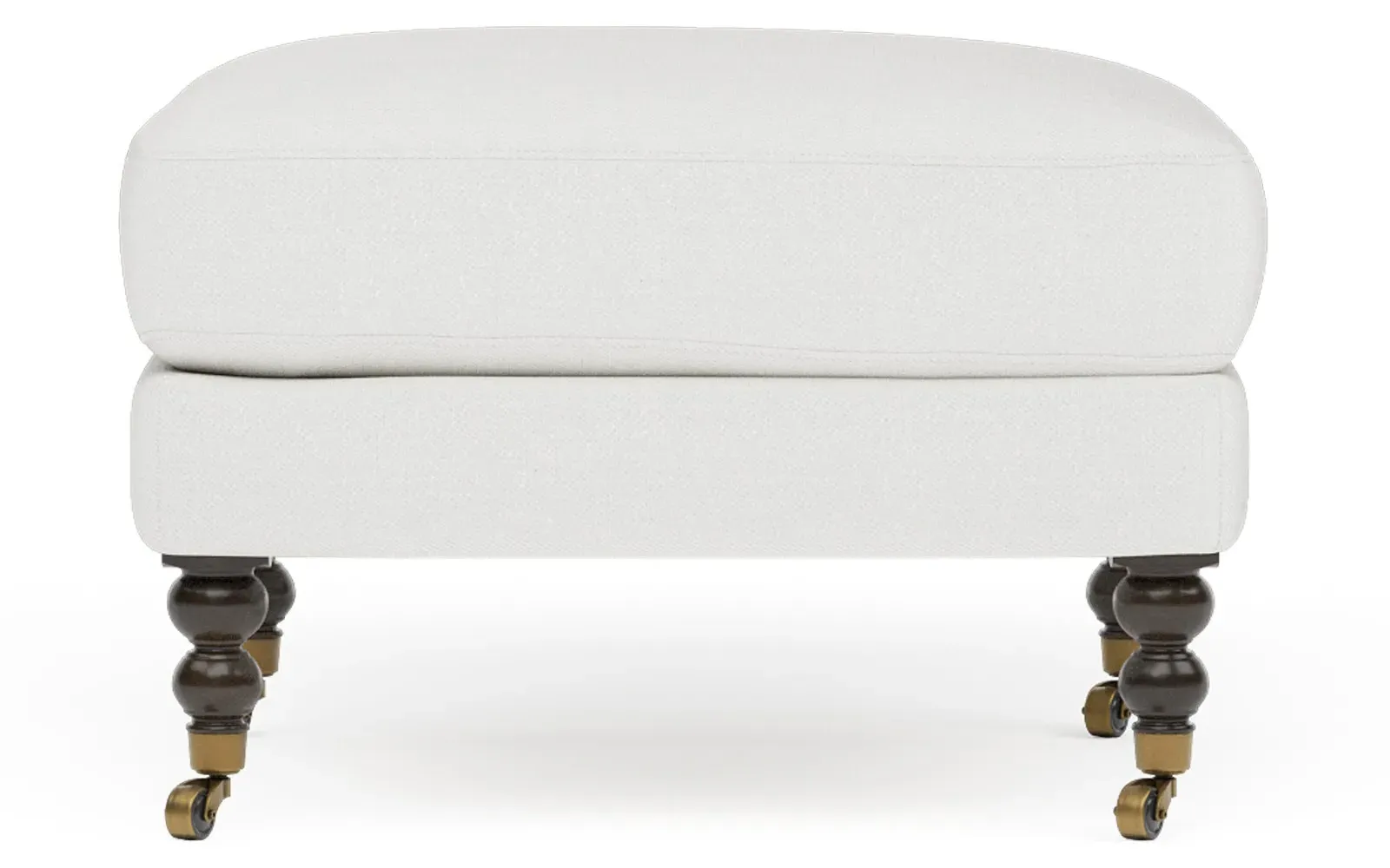 Madeline Performance Ottoman - Snow