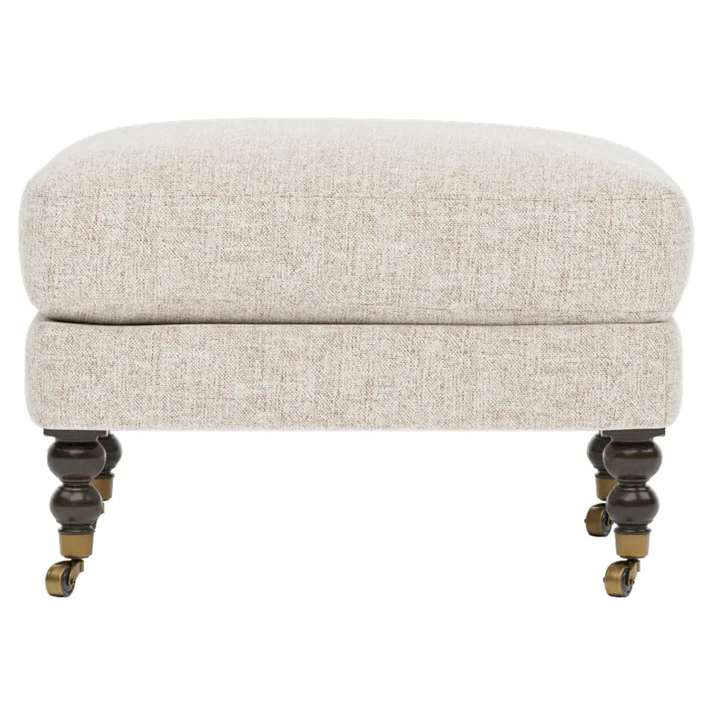 Madeline Performance Ottoman - Straw