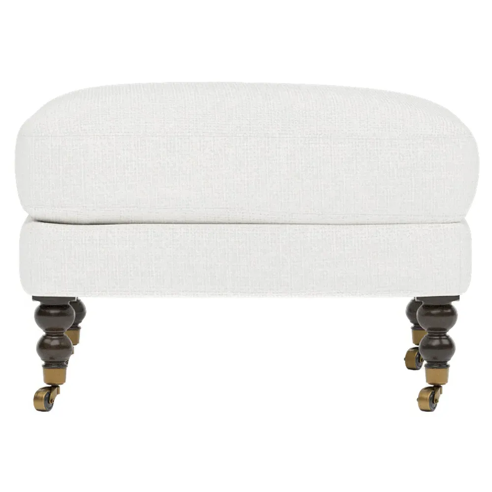 Madeline Performance Ottoman - Swan