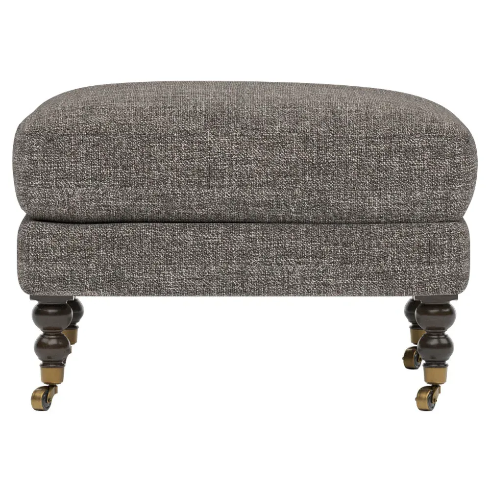 Madeline Performance Ottoman with Casters - Truffle image