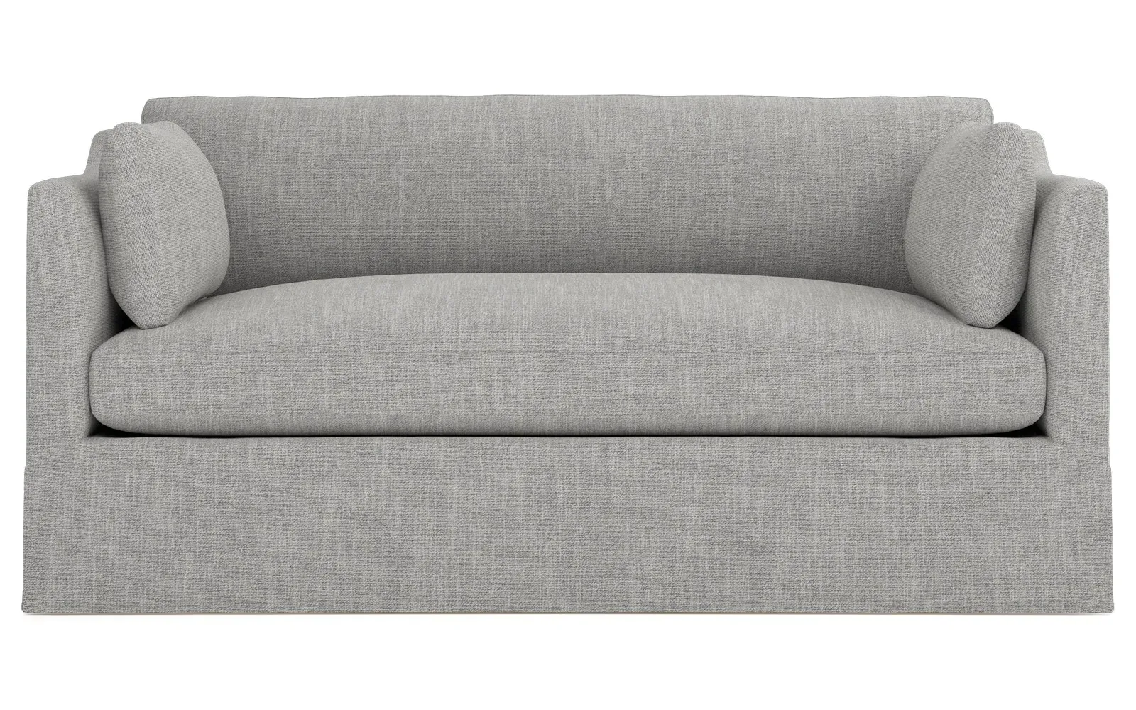 Madeline Performance Slipcovered Loveseat - Nickel