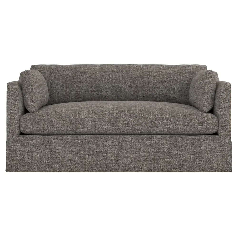 Madeline Performance Slipcovered Loveseat - Truffle