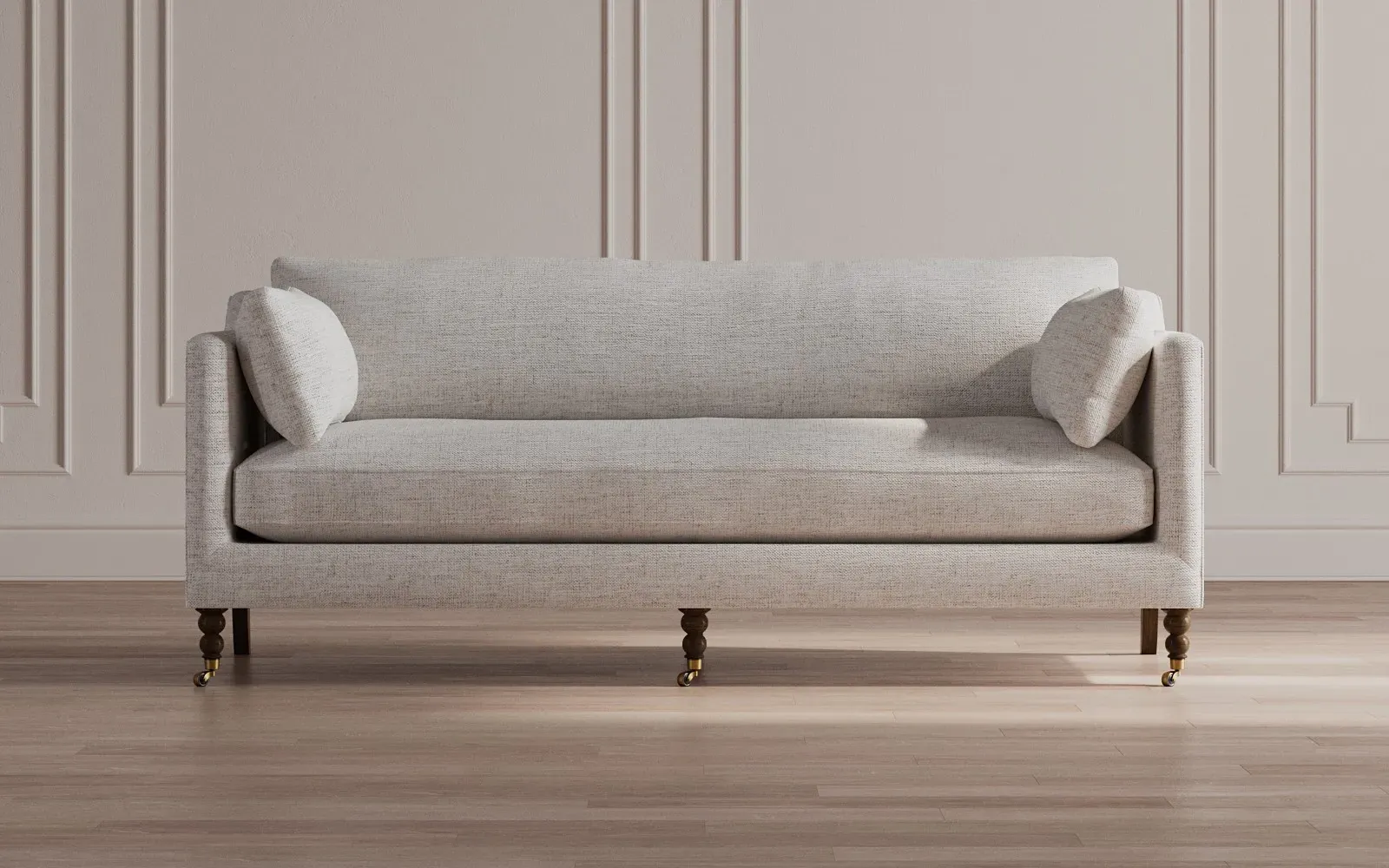Madeline Performance Sofa - Pebble