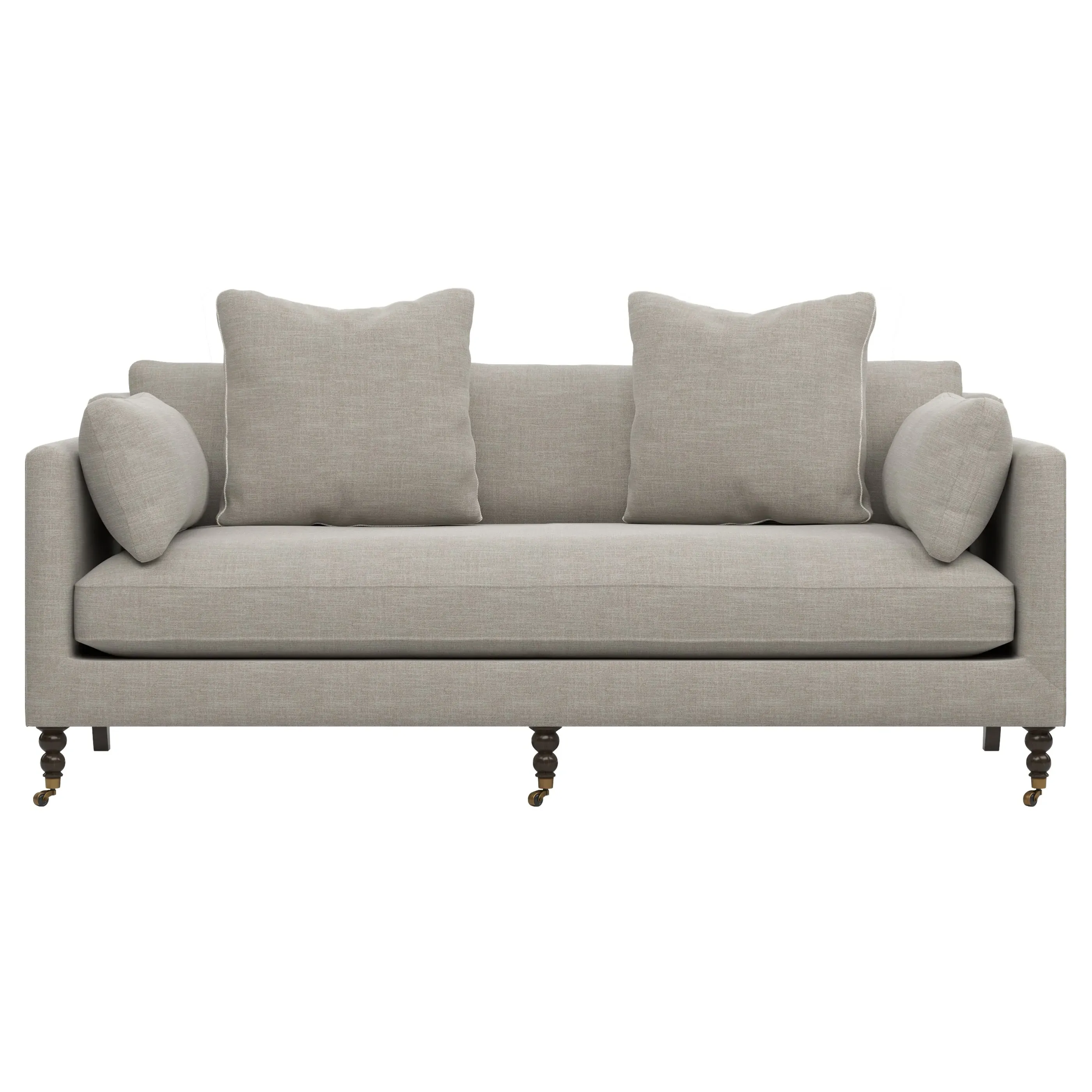 Madeline Performance Sofa with Throw Pillows - Dove image