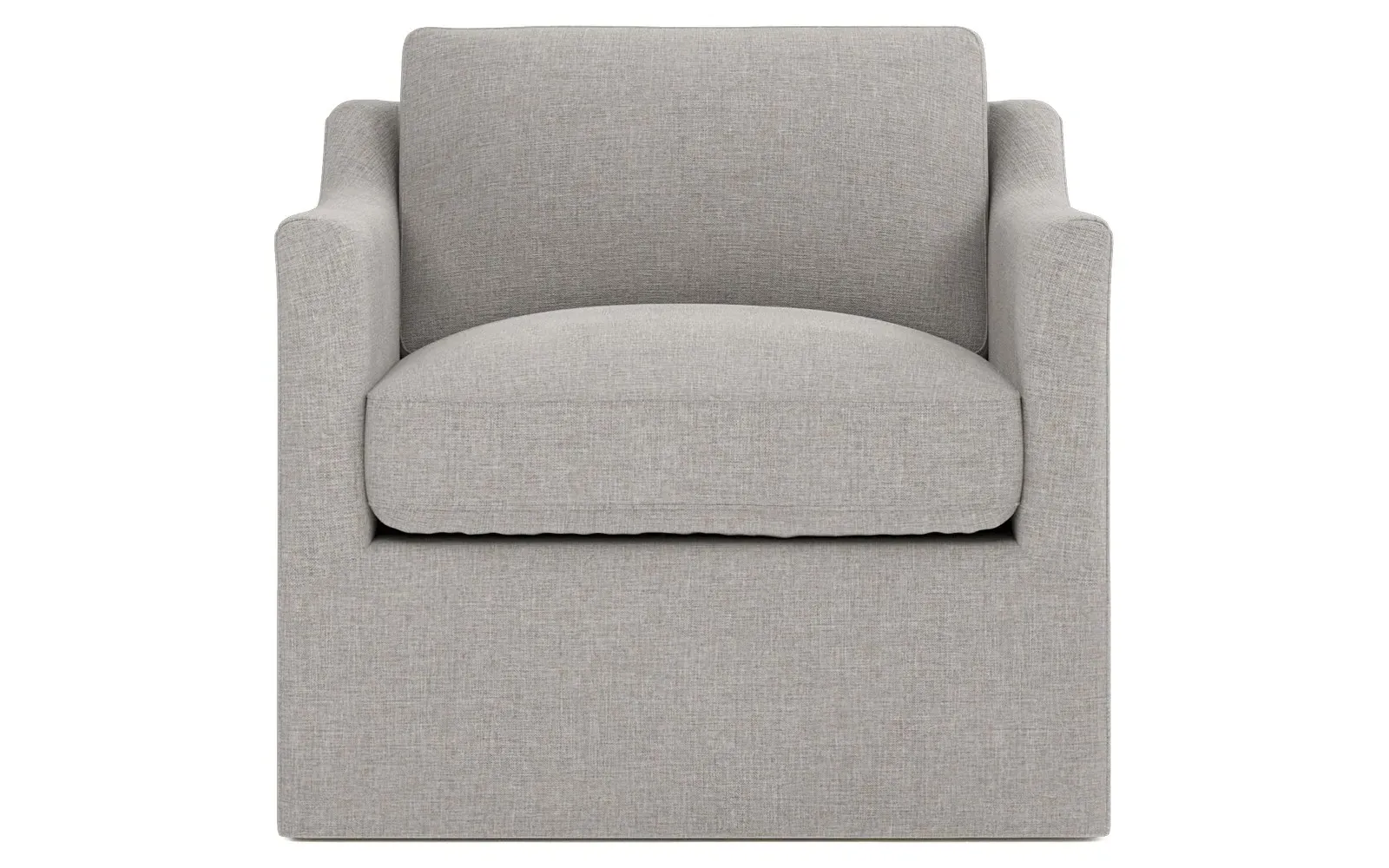 Madeline Performance Swivel Chair - Pebble