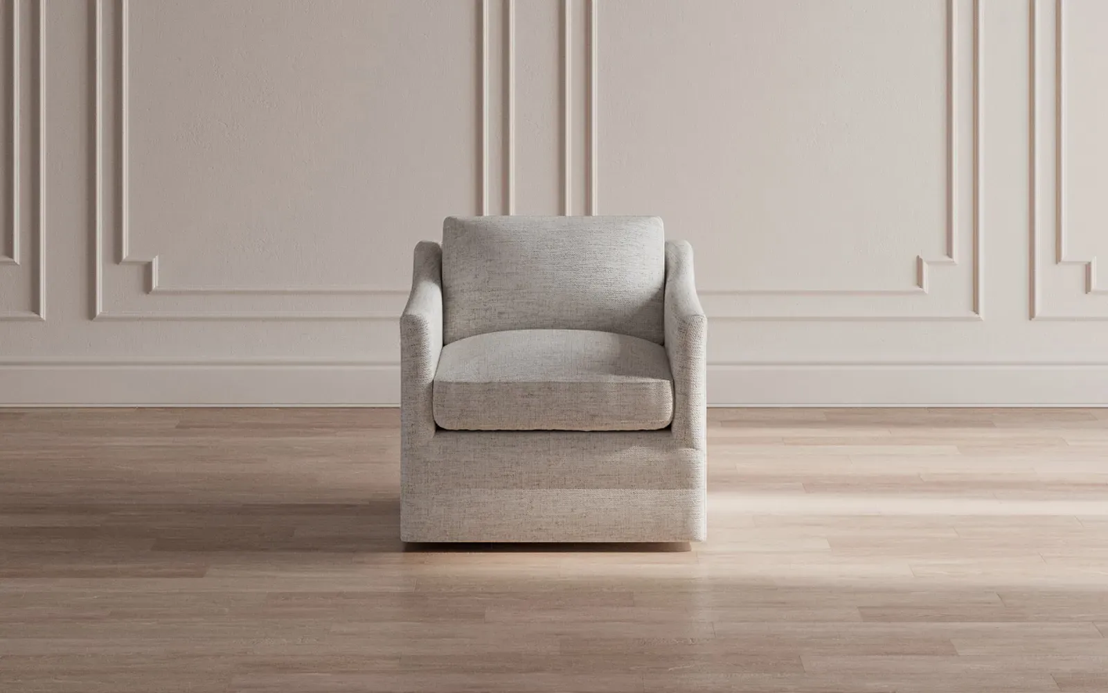 Madeline Performance Swivel Chair - Sea Mint