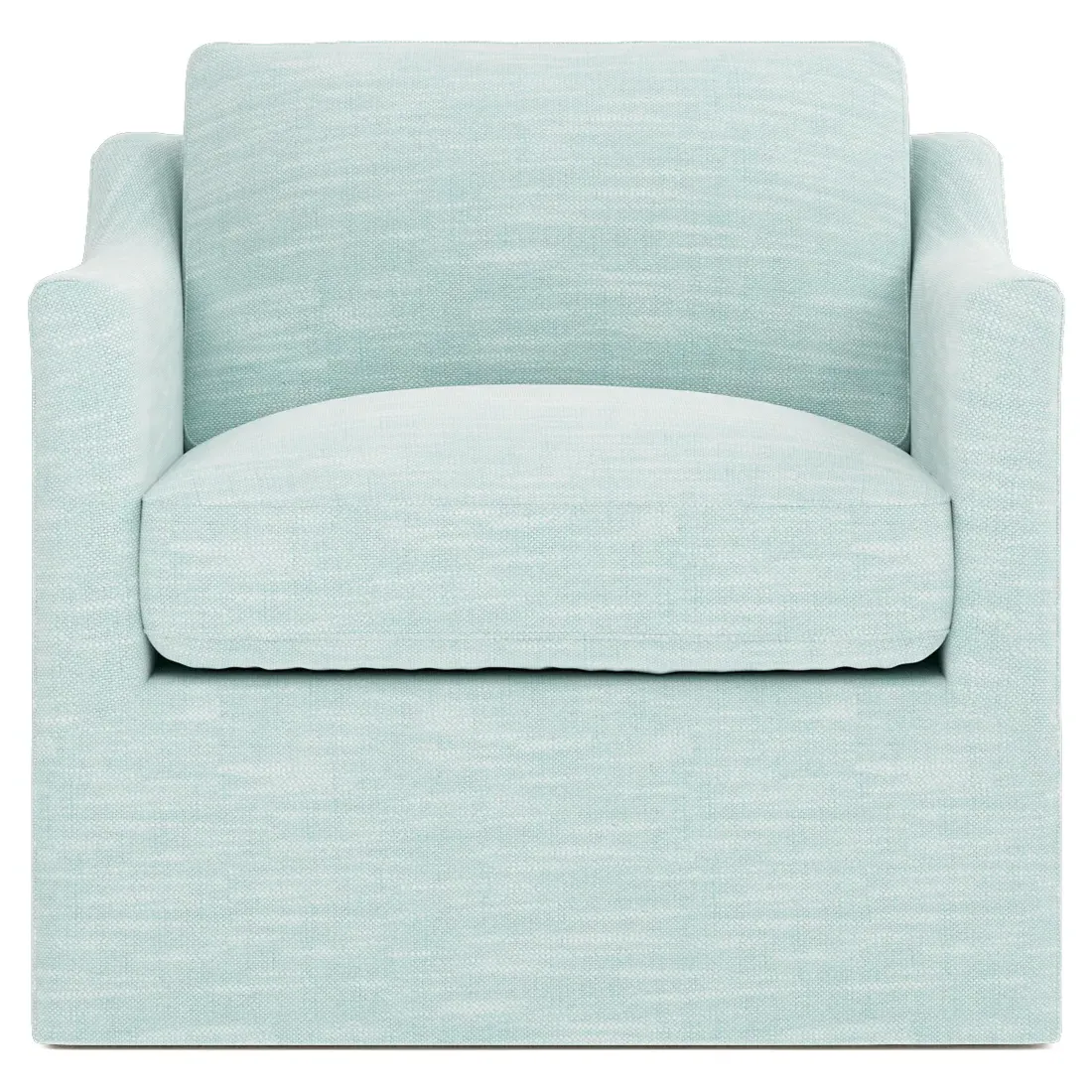 Madeline Performance Swivel Chair - Sea Mint