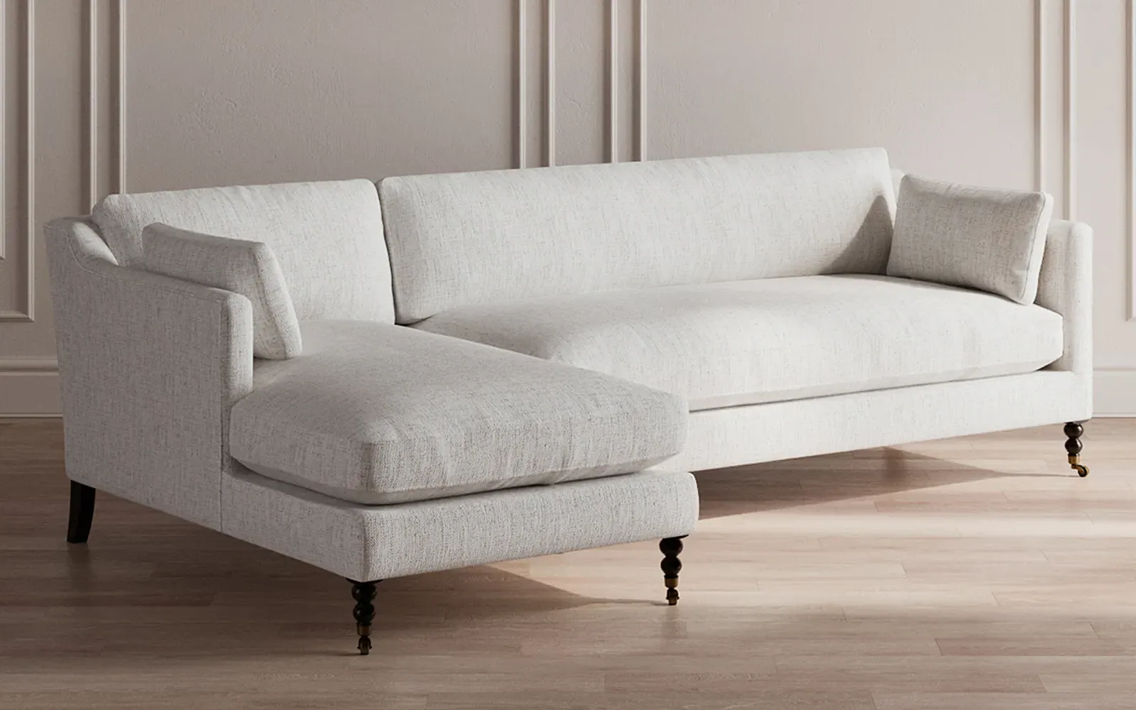Madeline Right-Facing Chaise Sectional - Fog