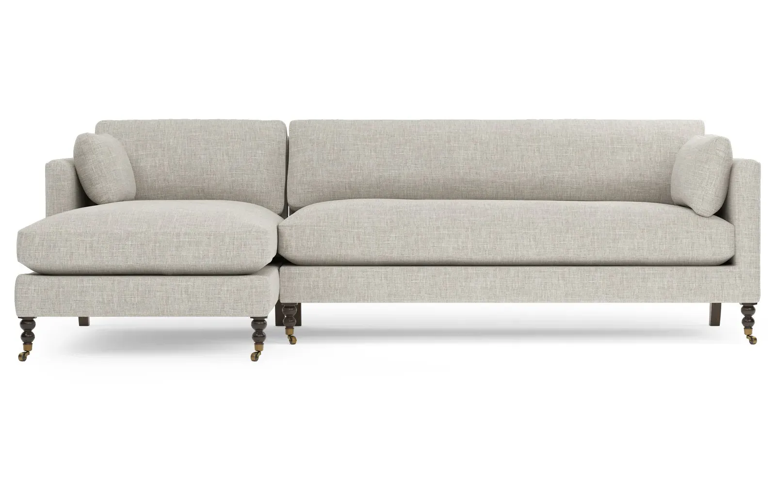 Madeline Right-Facing Chaise Sectional - Fog