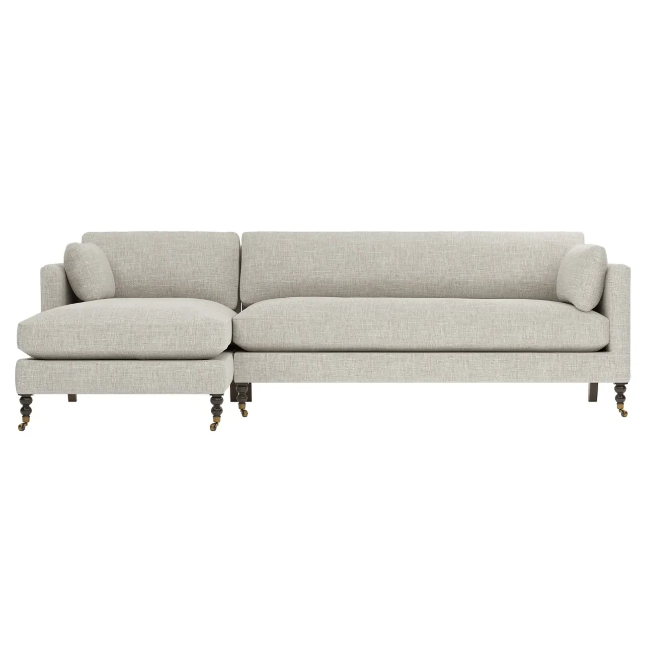 Madeline Right-Facing Chaise Sectional - Fog