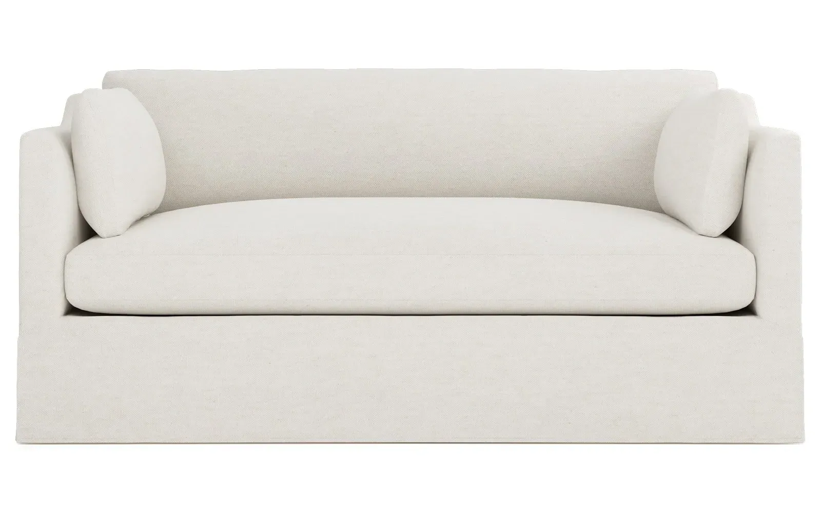 Madeline Slipcovered Loveseat - Pearl