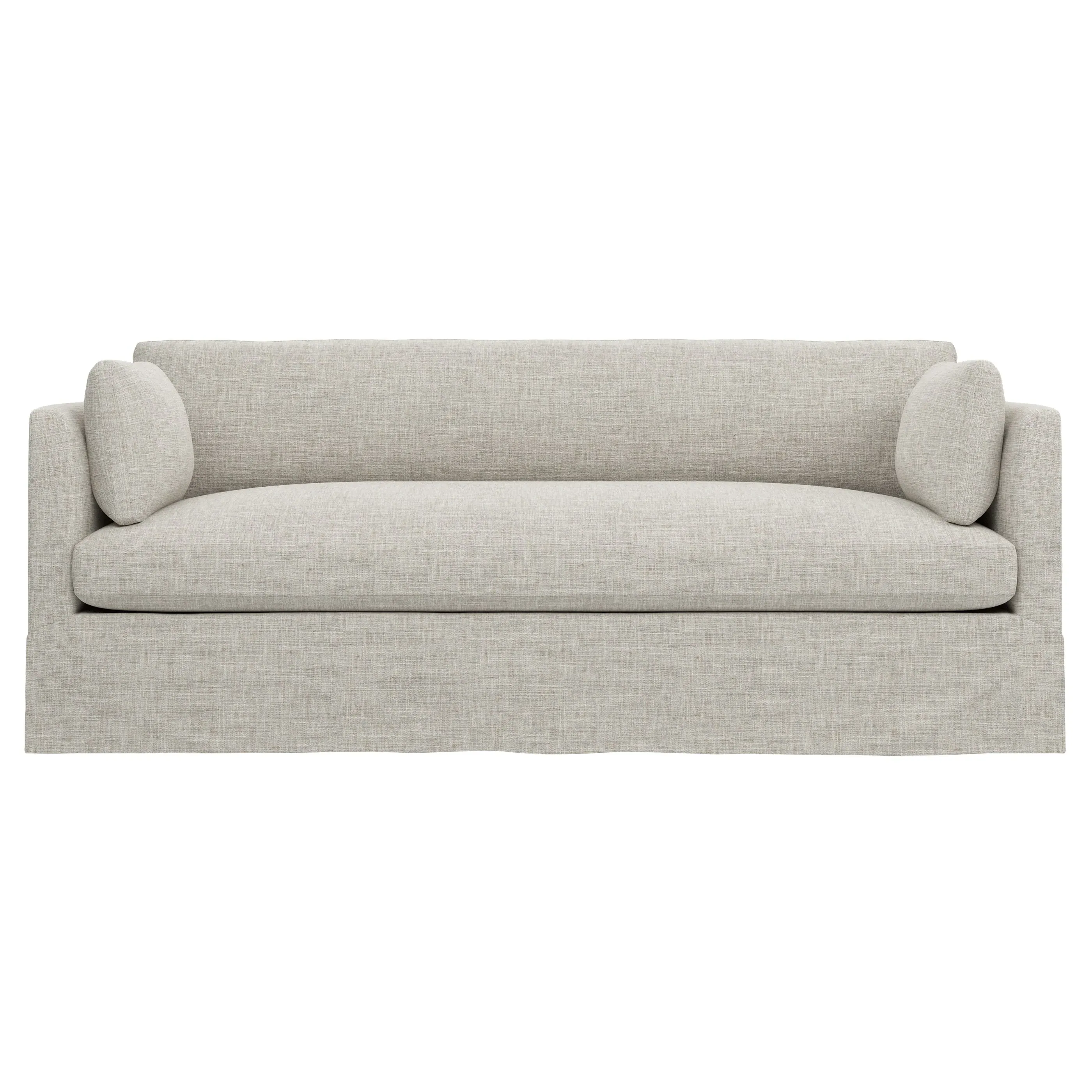 Madeline Slipcovered Sofa - Fog image