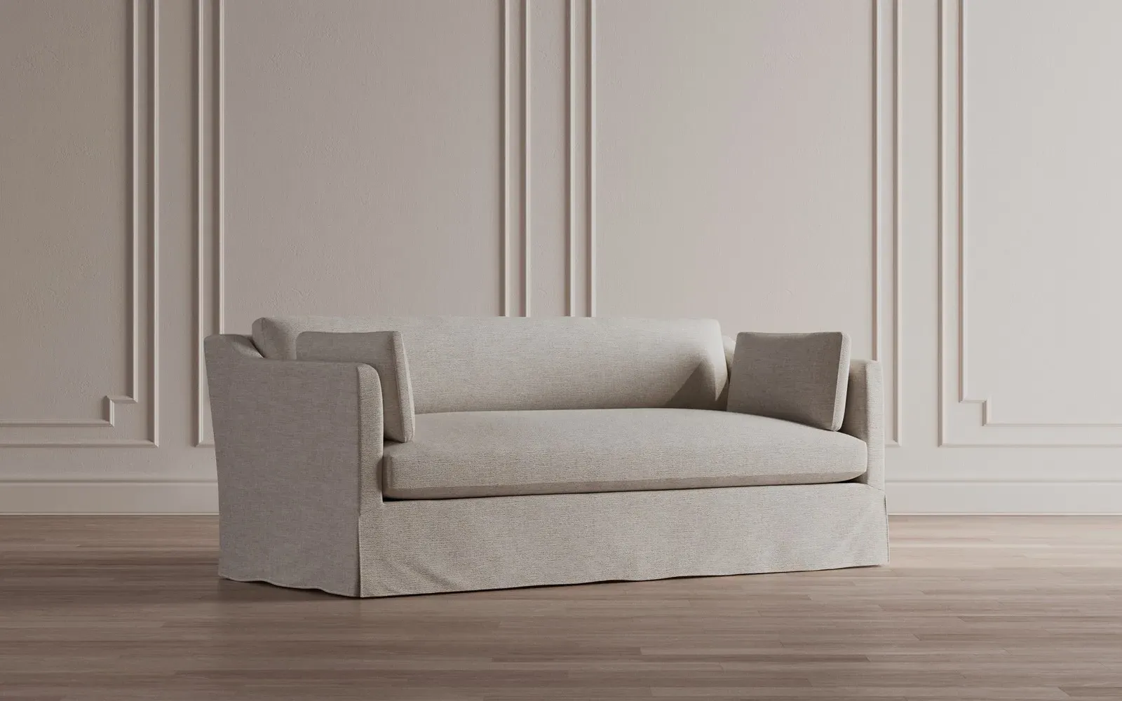 Madeline Slipcovered Sofa - Sand