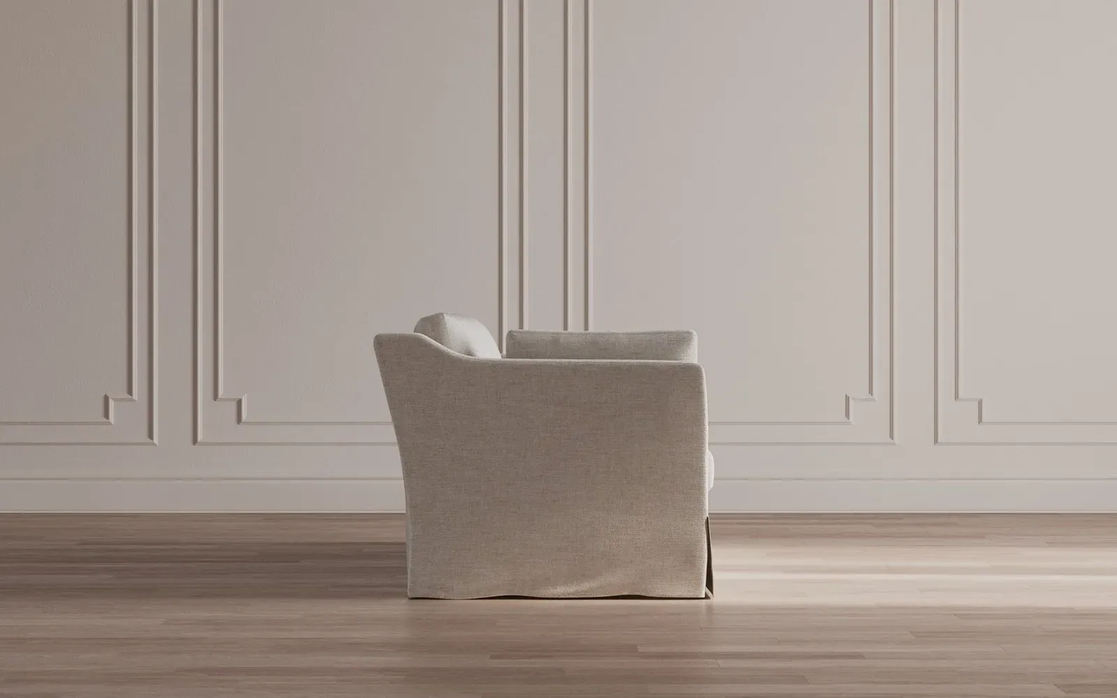 Madeline Slipcovered Sofa - Snow