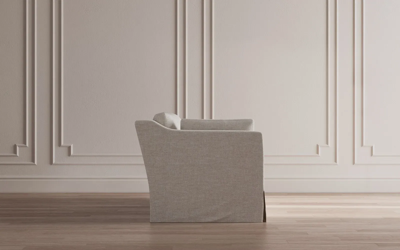 Madeline Slipcovered Sofa - Straw