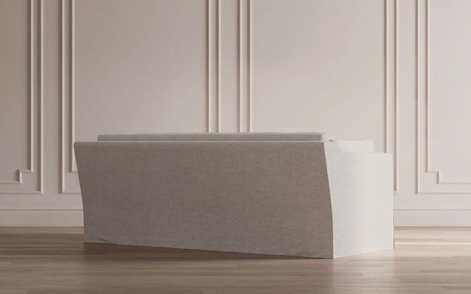 Madeline Slipcovered Sofa - Straw