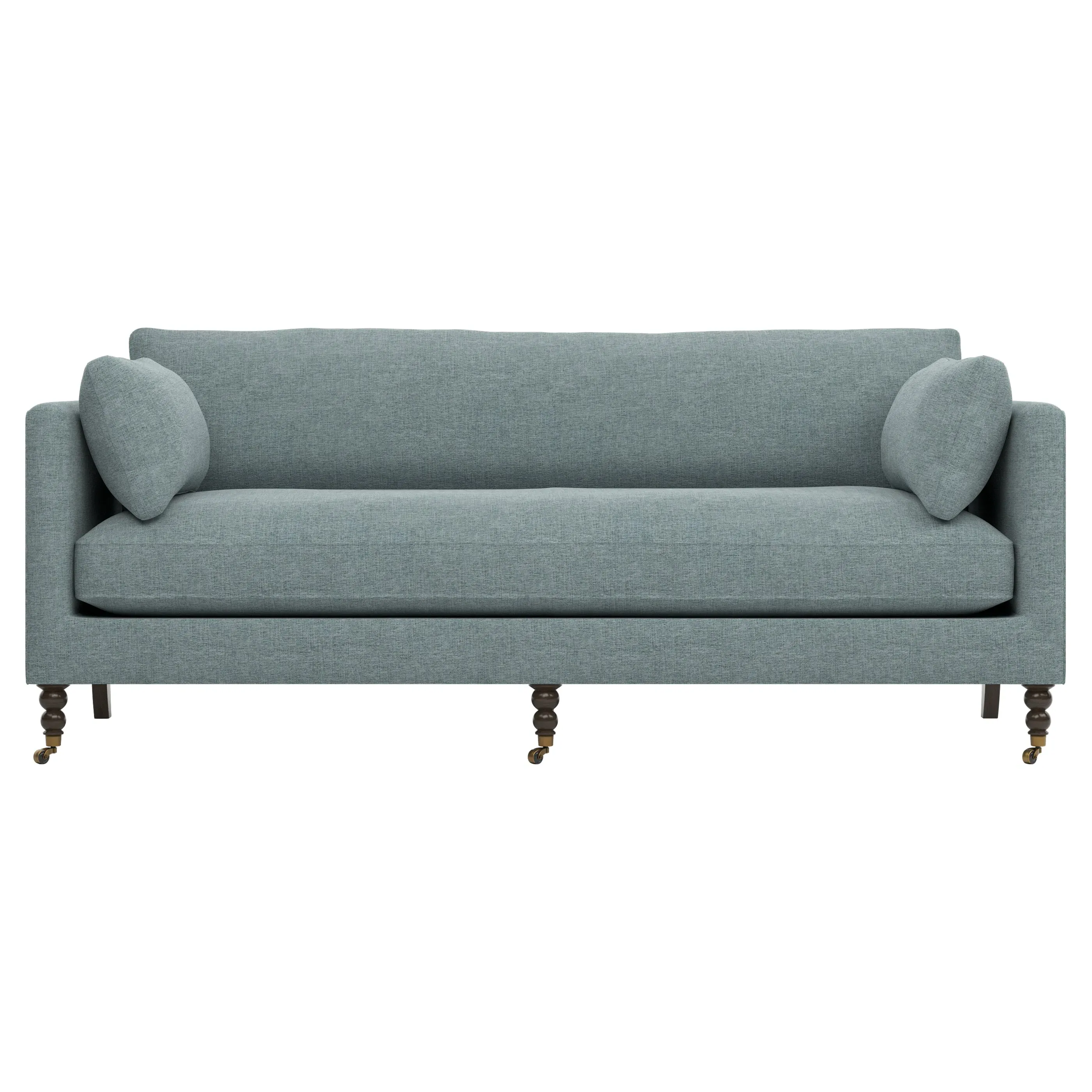 Madeline Sofa - Heathered Teal, Velvet image