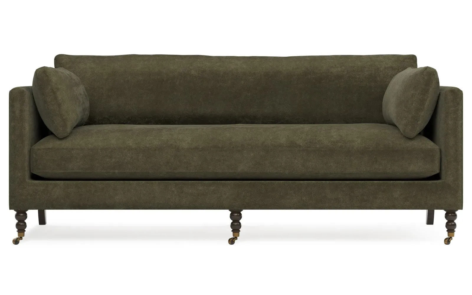 Madeline Sofa - Tuscan Olive, Velvet