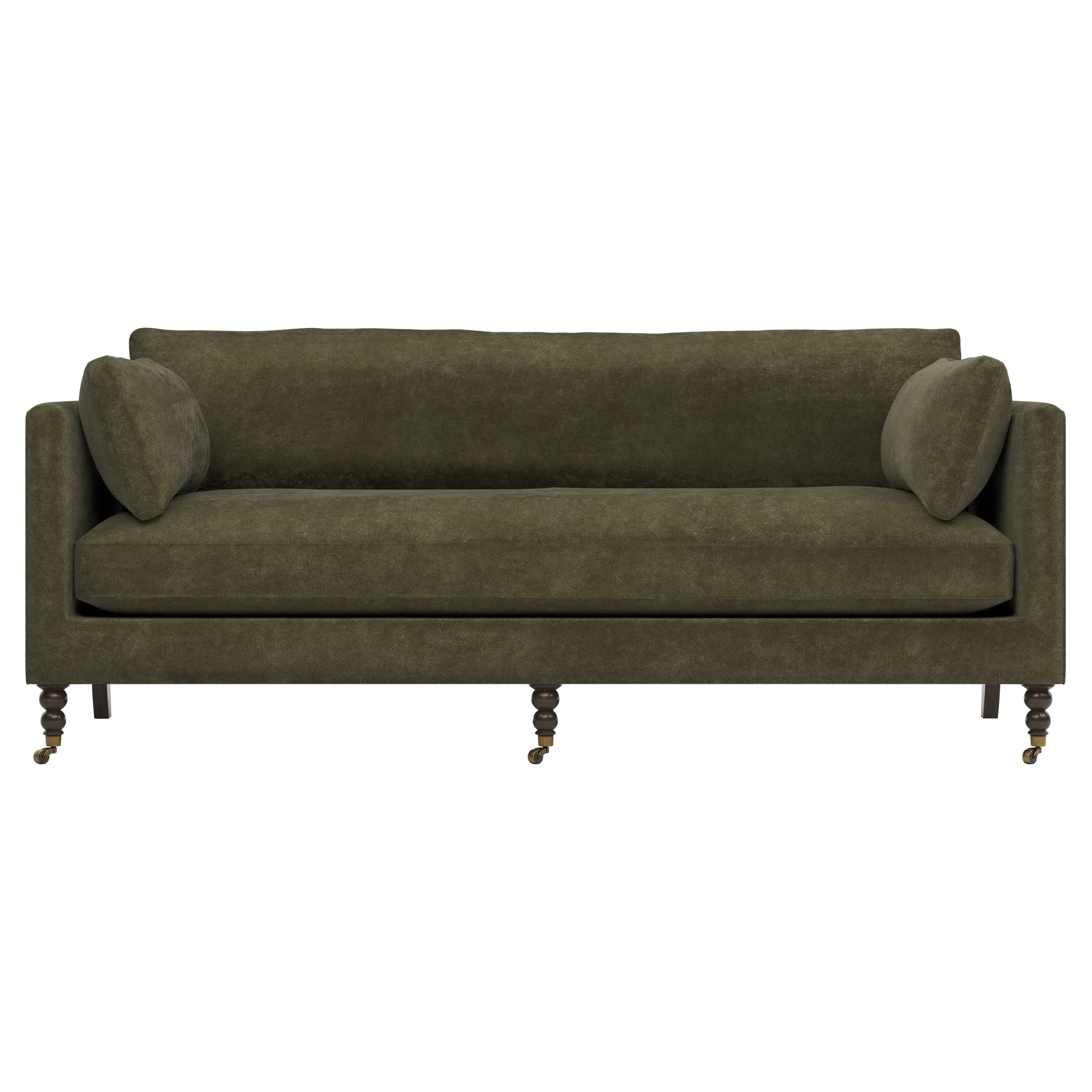 Madeline Sofa - Tuscan Olive, Velvet