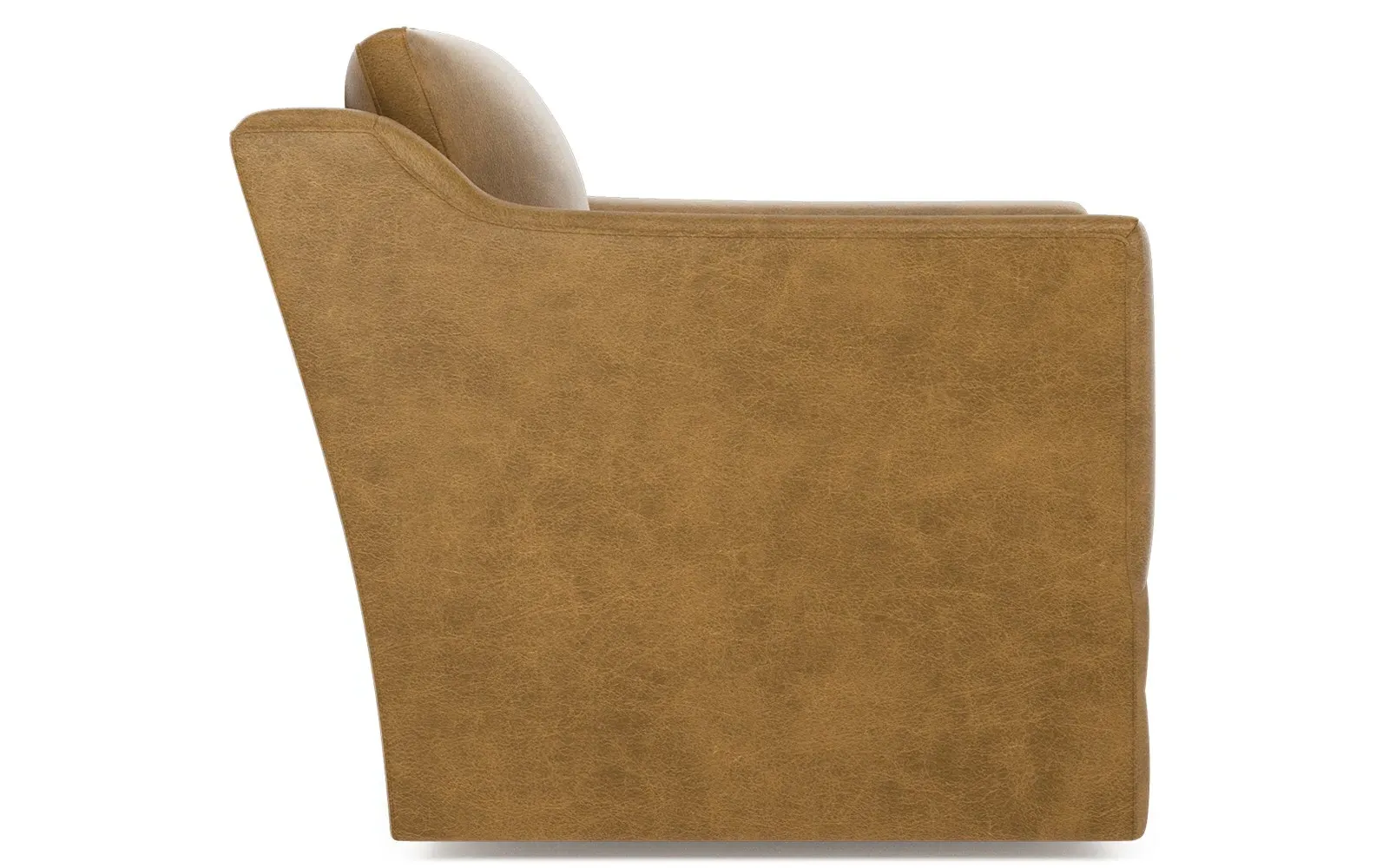 Madeline Swivel Chair - Butterscotch, Leather