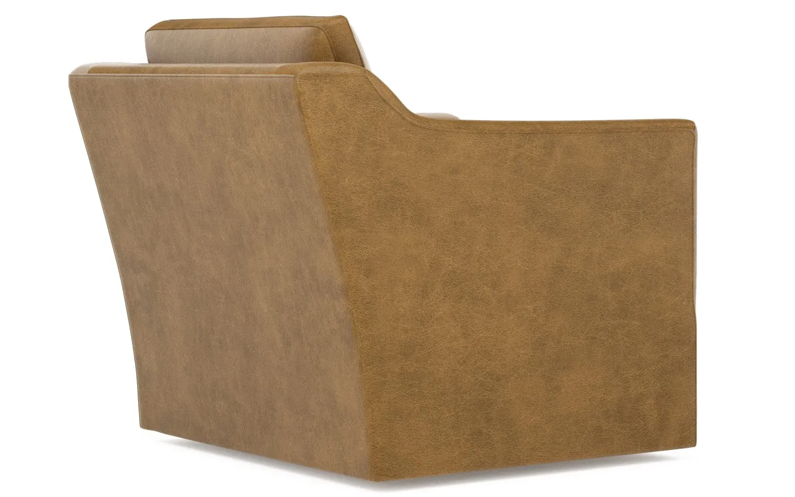 Madeline Swivel Chair - Butterscotch, Leather