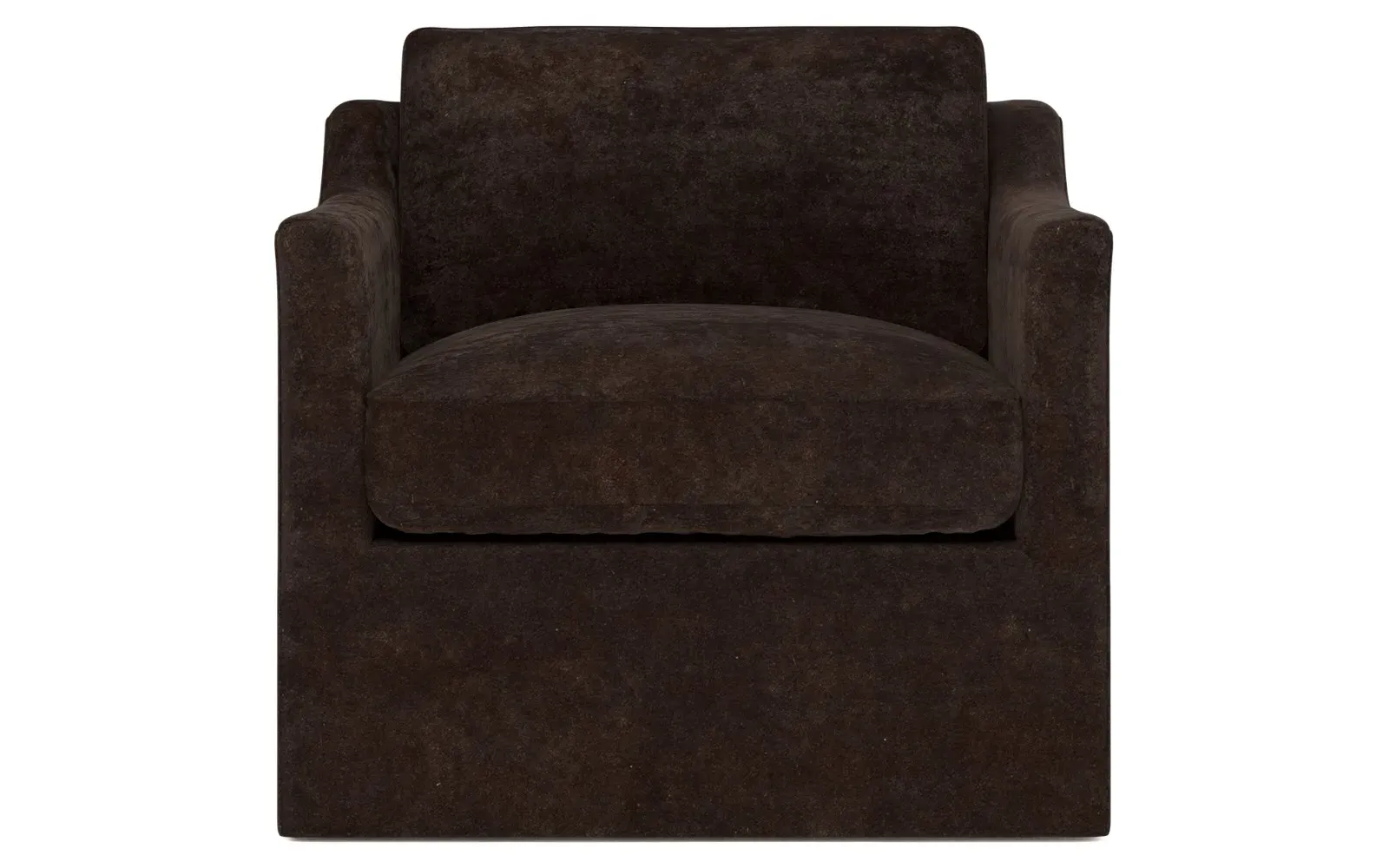 Madeline Swivel Chair - Dark Chocolate