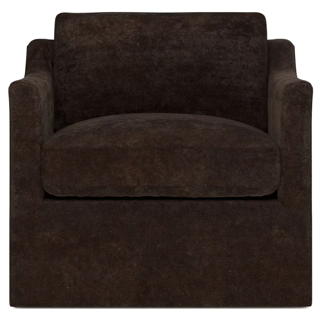 Madeline Swivel Chair - Dark Chocolate