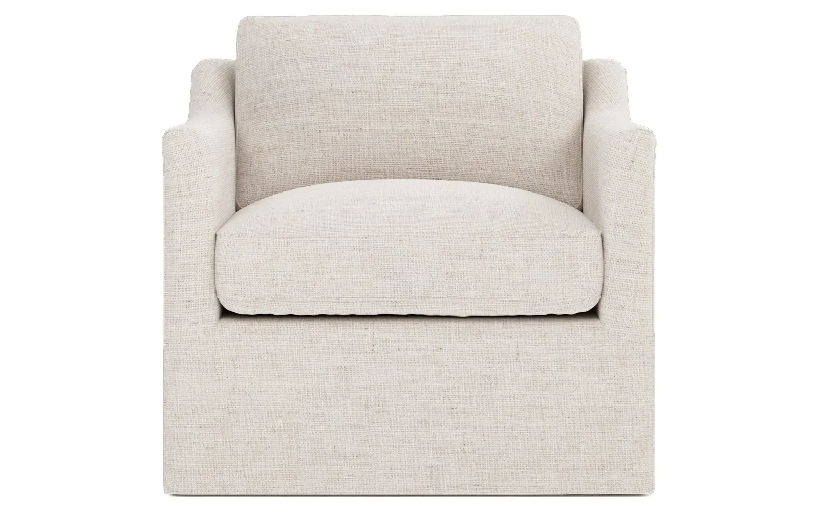 Madeline Swivel Chair - Heathered Cream