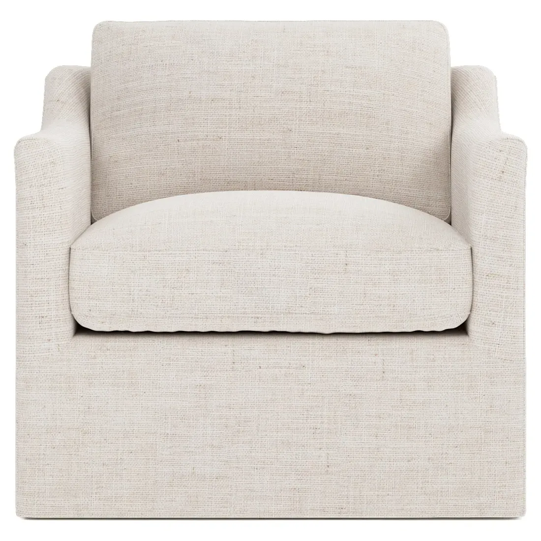 Madeline Swivel Chair - Heathered Cream
